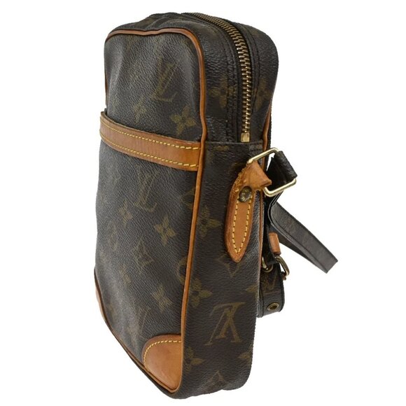 LOUIS VUITTON Danube Shoulder Bag Monogram Leather Brown France - Picture 2 of 16